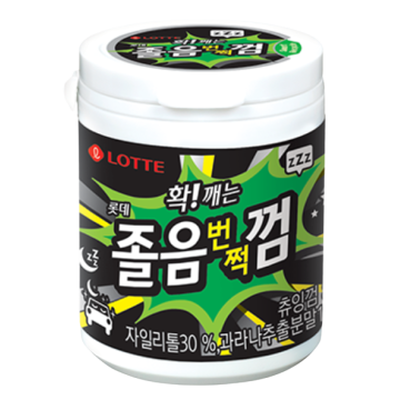 Lotte Peppermint Gum(Jar) 87G