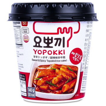 영풍 요뽀끼(컵)(매콤달콤 떡볶이) 140G